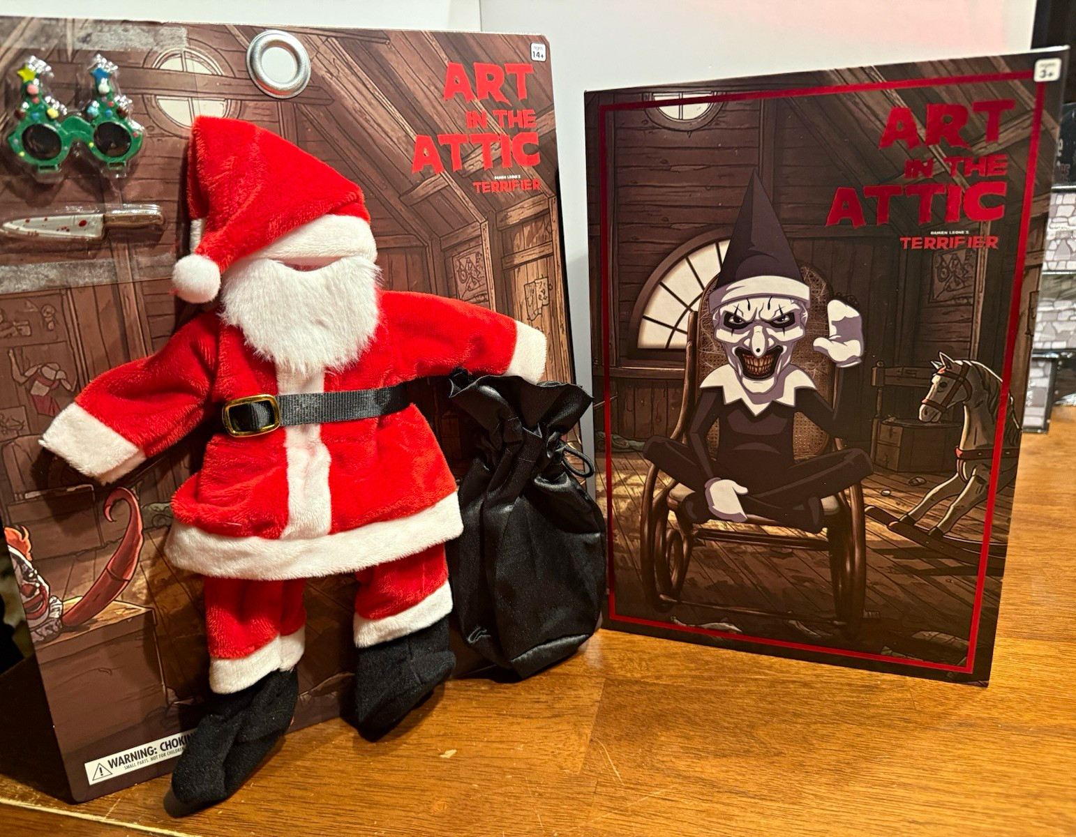 Spirit Terrifier Art the Clown Figurine Santa Accessory Kit Boxed