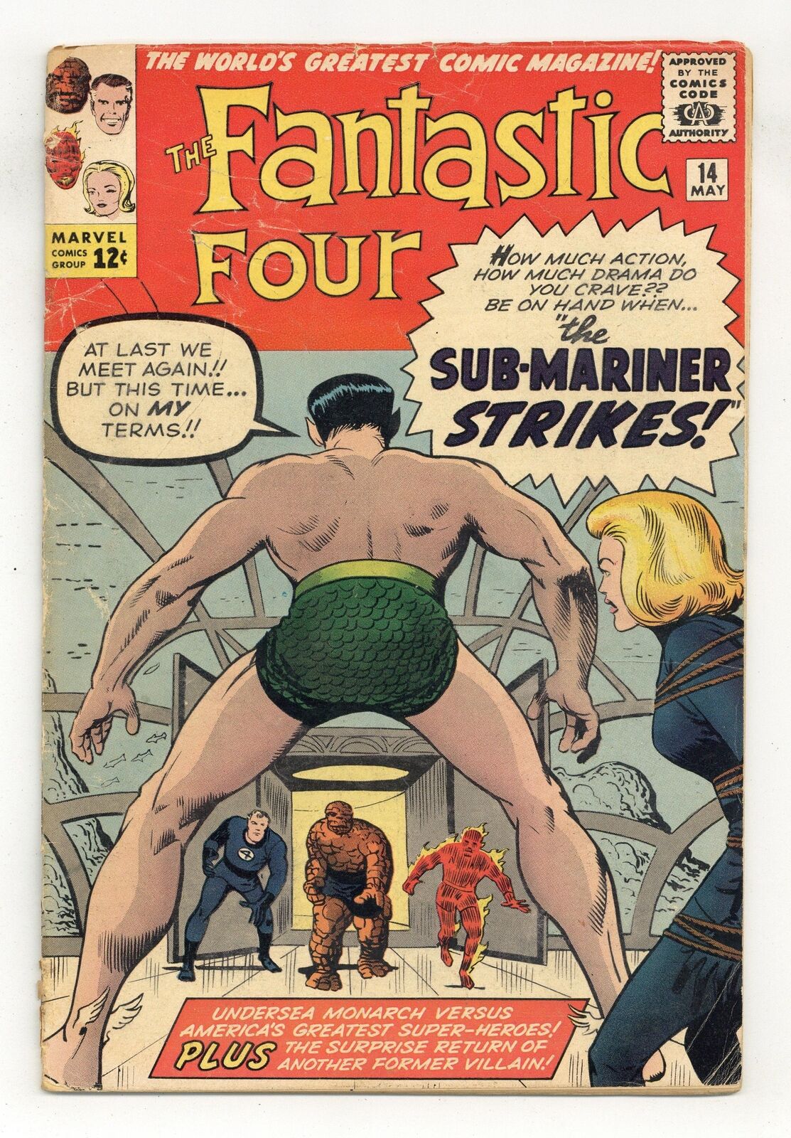Fantastic Four #14 GD/VG 3.0 1963