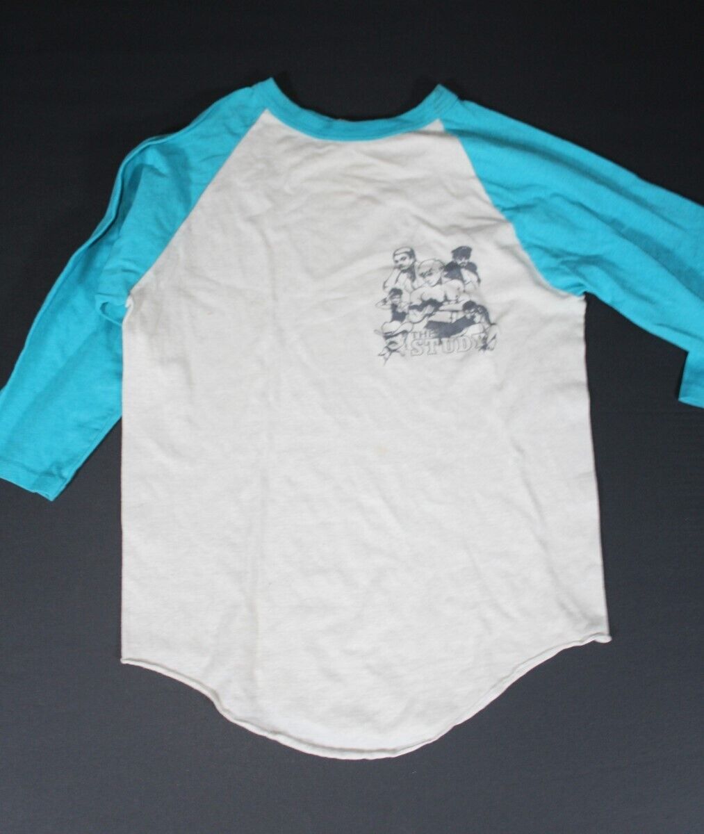  Vintage 1970's Gay Pulp Art Tom Of Finland Baseball Style T-Shirt 