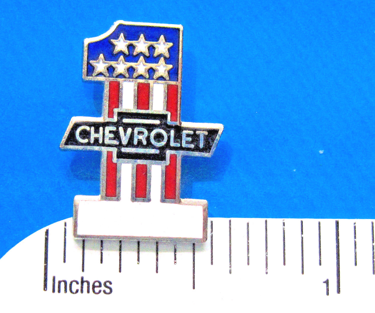   #1 CHEVROLET - hat  pin ,  lapel pin , tie tac , hatpin  GIFT BOXED