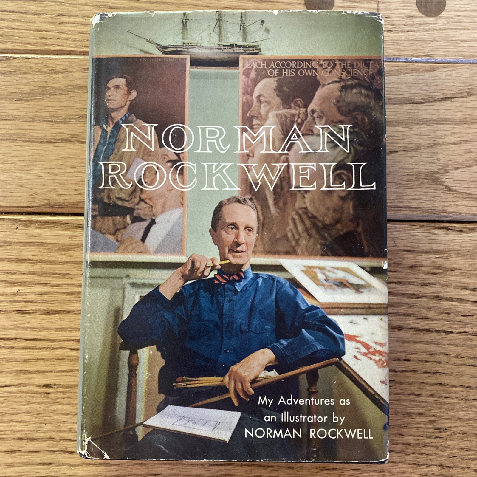 NORMAN  ROCKWELL SIGNED -My Adventures As Illustrator - First Edition HC
