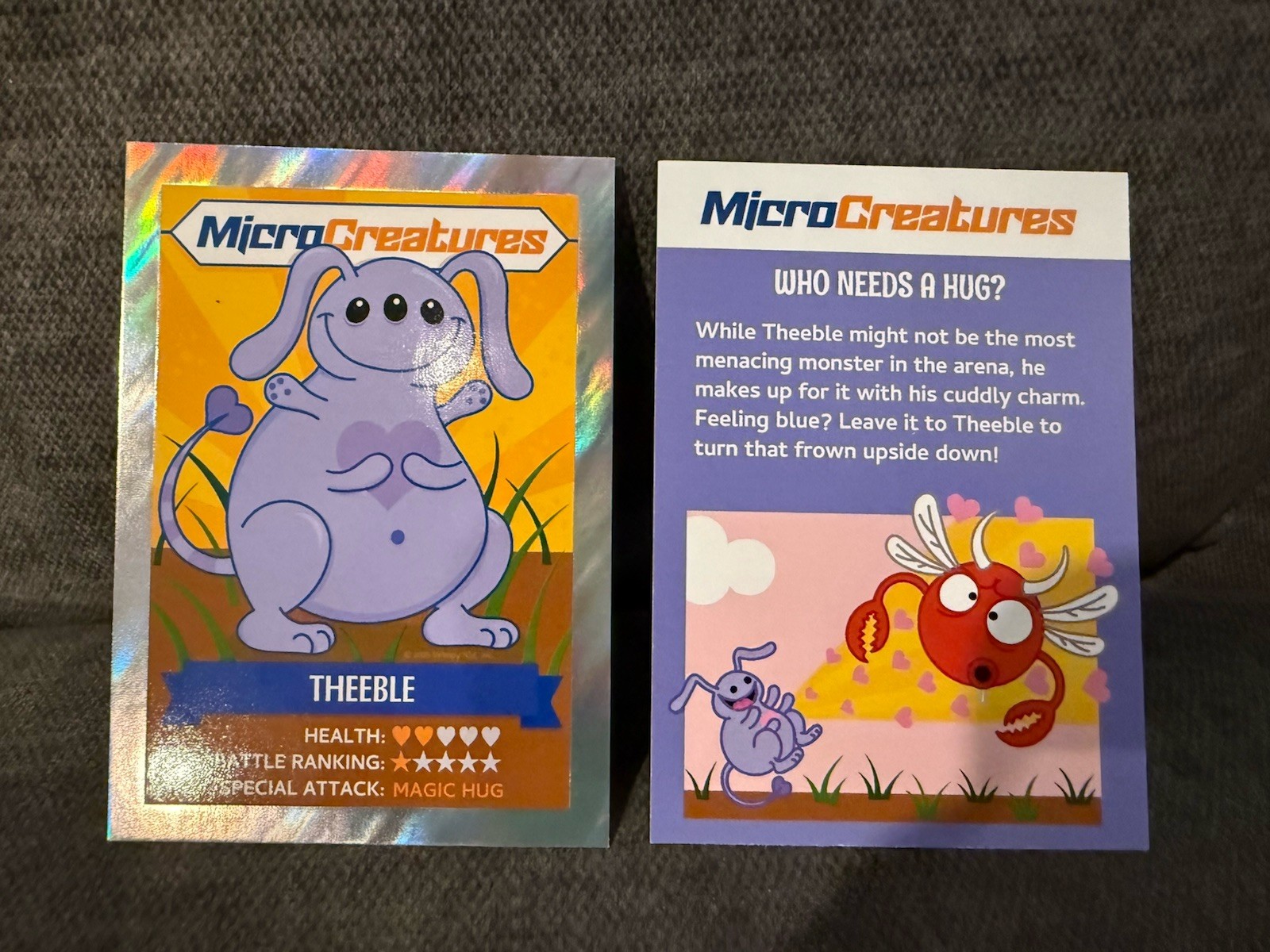 Authentic Greg\'s Rare Trading Card MicroCreatures Theeble Diary of a Wimpy Kid