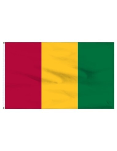 Guinea 2\' x 3\' Indoor Polyester Flag