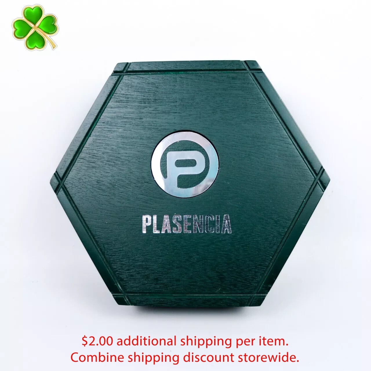 Plasencia Hexagono Sixto I Alma Fuerte Empty Wood Cigar Box 10\