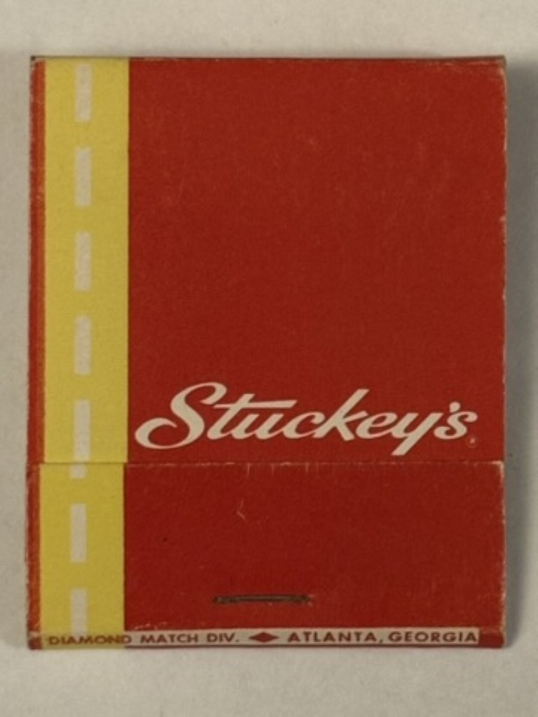 Stuckeys Full Matchbook Convenience Store Chain 20 Strike Vintage Matches Old