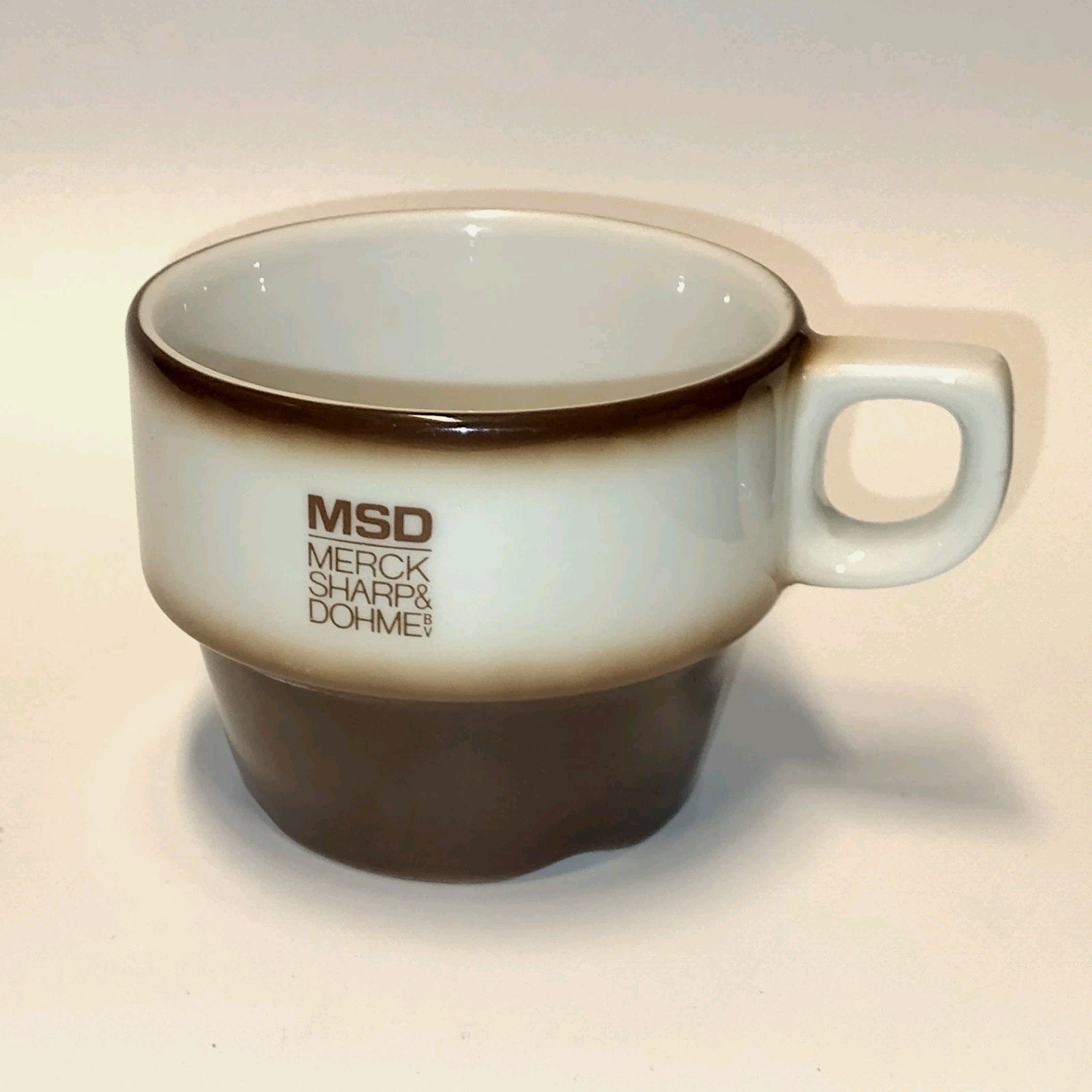 Vtg Merck Sharp & Dohme Porcelain Coffee Cup Small Advertising Mug Maastricht Vtg Merck Sharp & Dohme Porcelain Coffee Cup Small Advertising Mug Maastricht