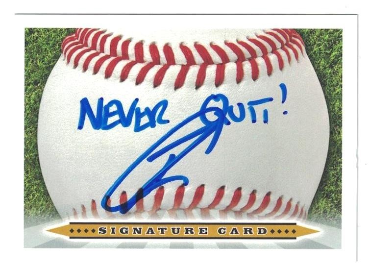 Robert O\'Neill Signed Baseball Signature Card Navy Seal Bin Laden PSA COA Rare