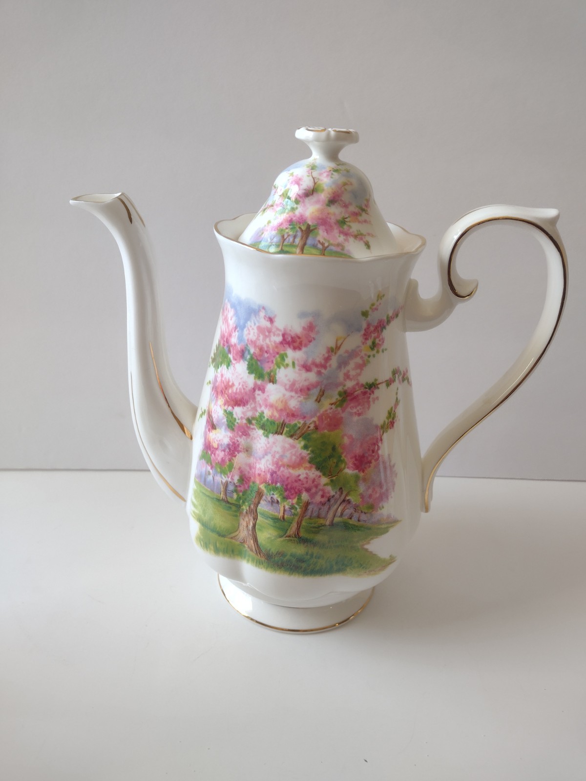 Vintage Royal Albert Blossom Time Coffee Pot Lid Bone China England
