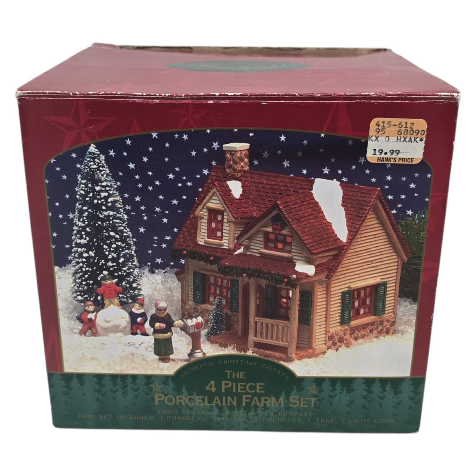 Seasonal Specialties Company 1998 Farm House Lighted Village Home (House Only)