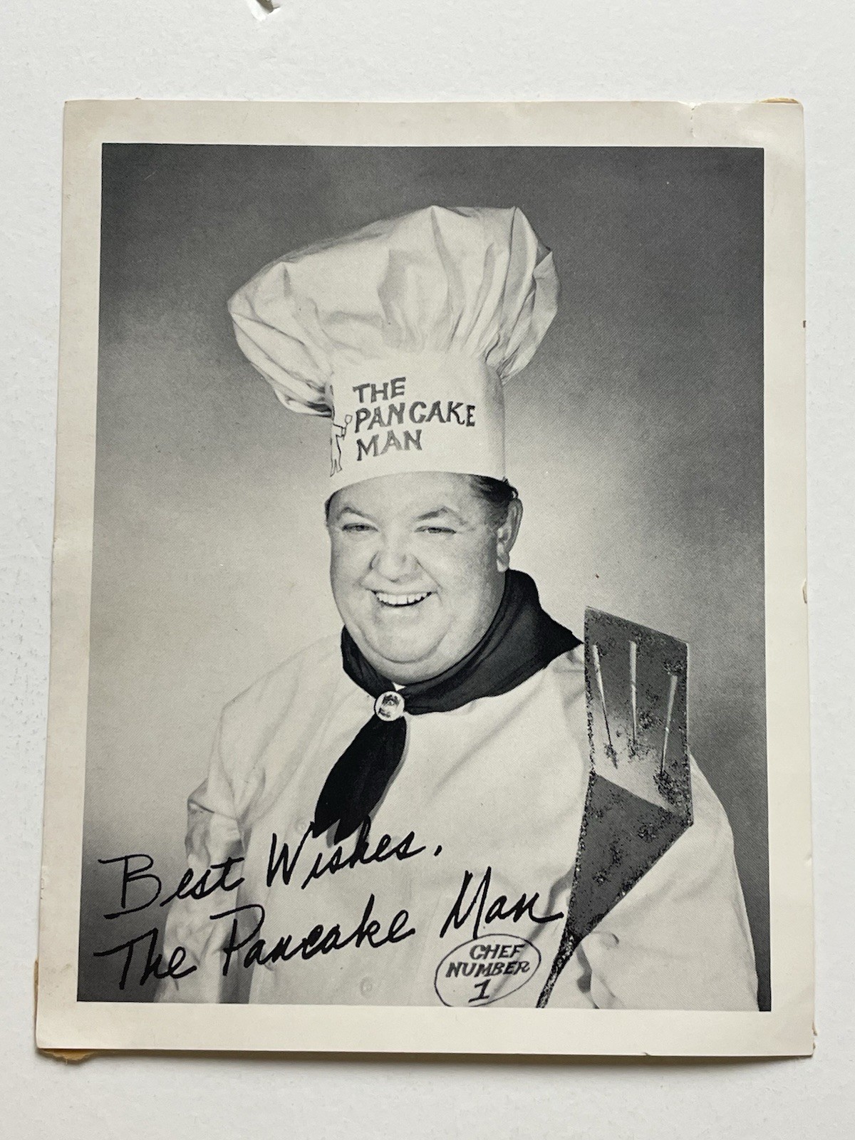 The Pancake Man Fan Card Actor Hal Smith From Andy Griffith Show 1960’s IHOP