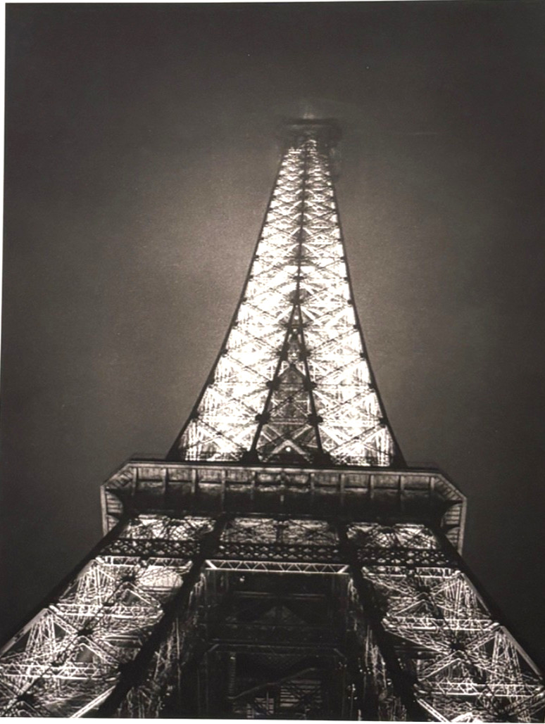 Eiffel Tower at Night 17 x 11 Fine Art Photo-C. 1980s-Mark Bugzester (1954-2025)