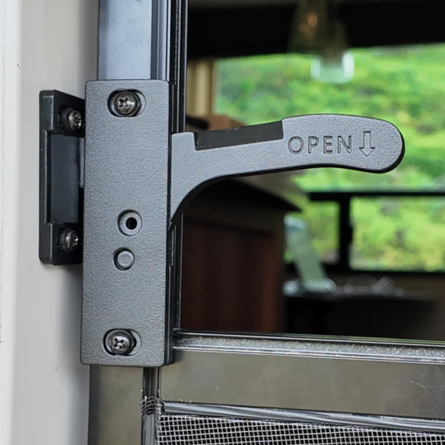 Aluminum RV Screen Door Latch Handle Replacement for Right Hand