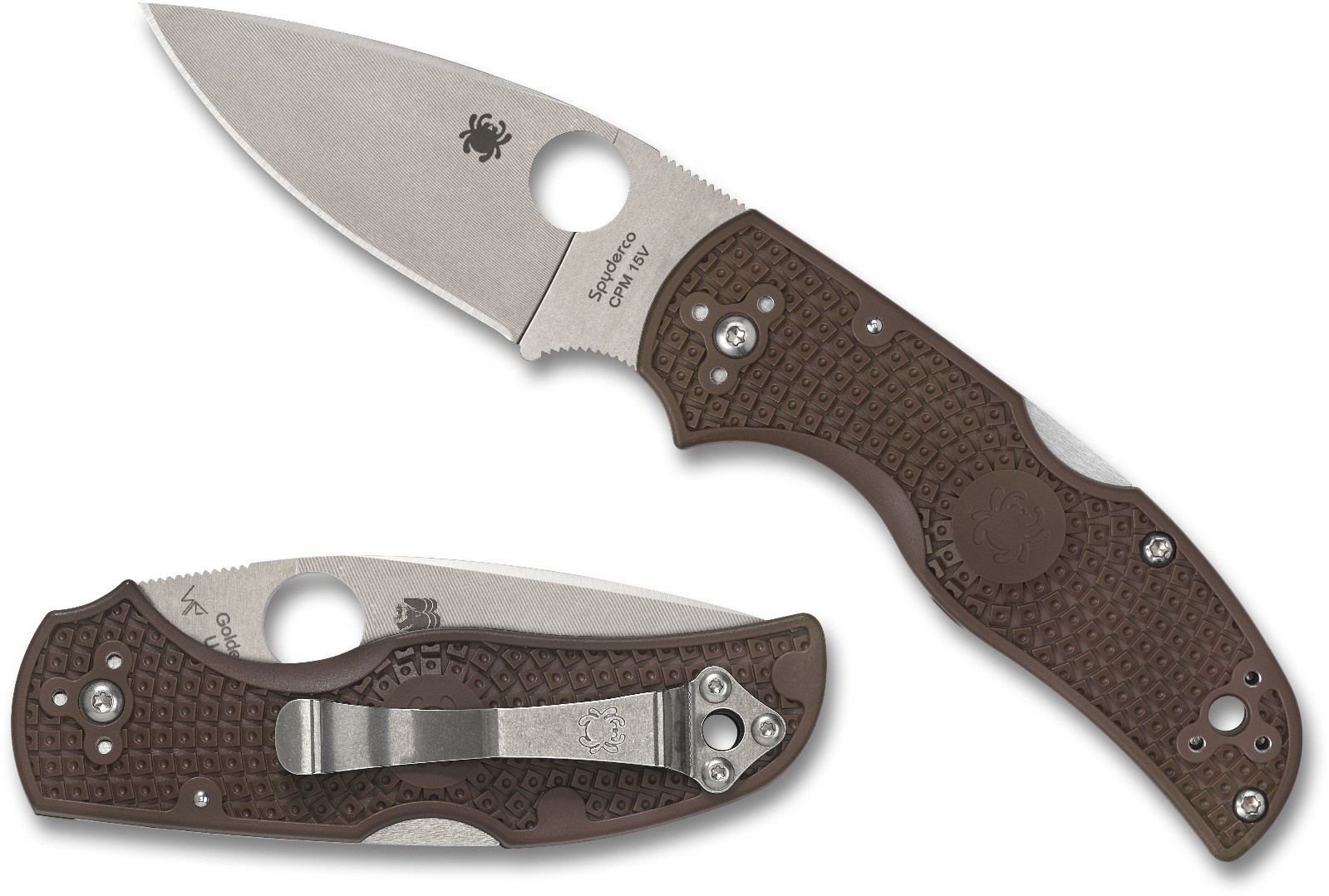 SPYDERCO Native 5, Brown FRN Handles, CPM 15V Steel, Sprint Run C41PBN15V5 L@@K SPYDERCO Native 5, Brown FRN Handles, CPM 15V Steel, Sprint Run C41PBN15V5 L@@K