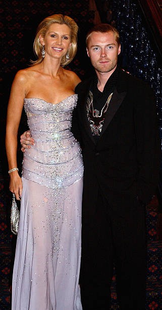 Ronan Keating his wife Yvonne Keating attend The Miss Ireland Fina- Old Photo Ronan Keating his wife Yvonne Keating attend The Miss Ireland Fina- Old Photo