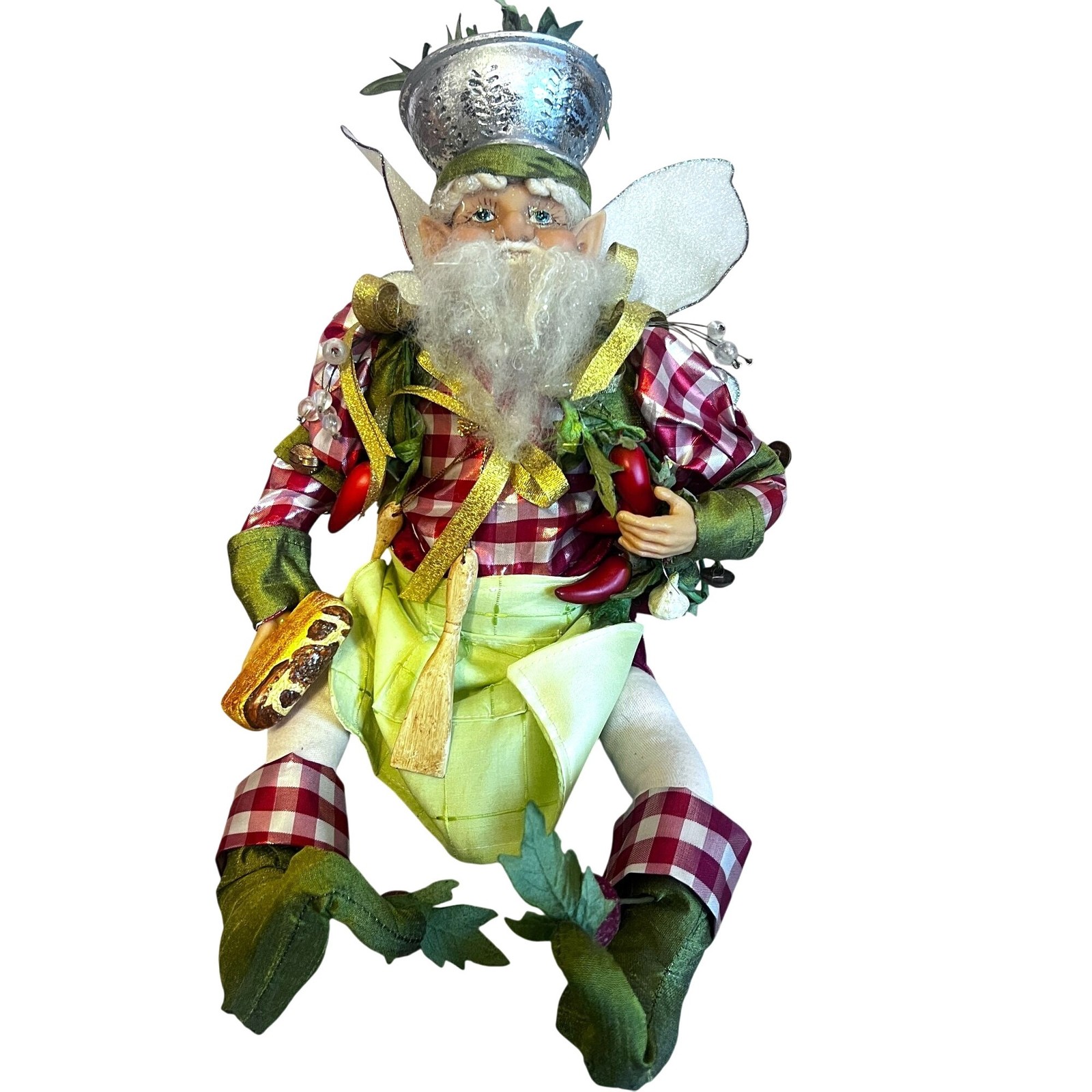 Mark Roberts Kitchen Magic Elf Fairy Chili Peppers Garlic Fruit Collectiblecore
