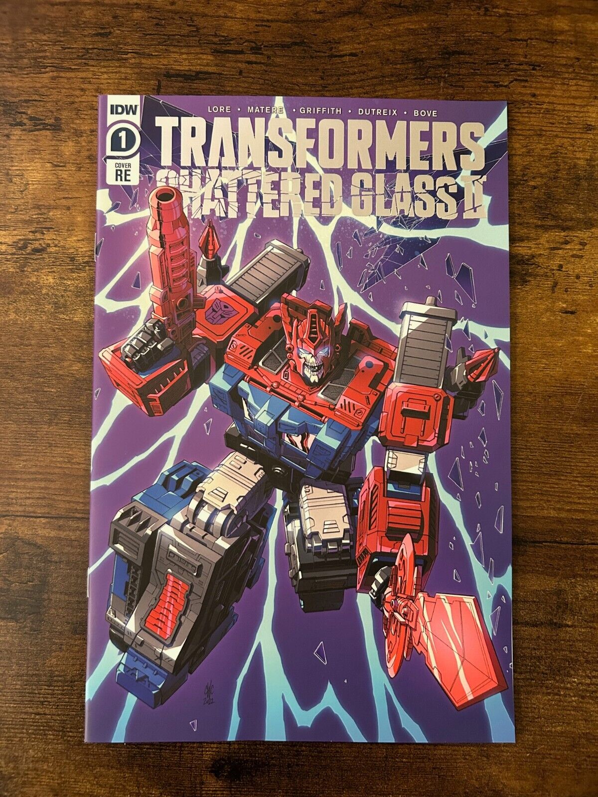 Transformers Shattered Glass II #1 RE Hasbro Pulse Variant IDW Publishing (2022)