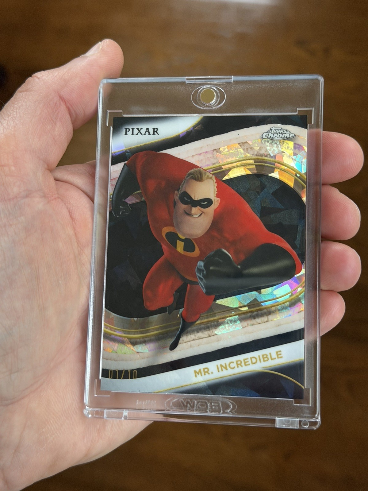 Mr. Incredible 1/10 2025 Topps Chrome Sapphire Black Disney Pixar #150 Mr. Incredible 1/10 2025 Topps Chrome Sapphire Black Disney Pixar #150