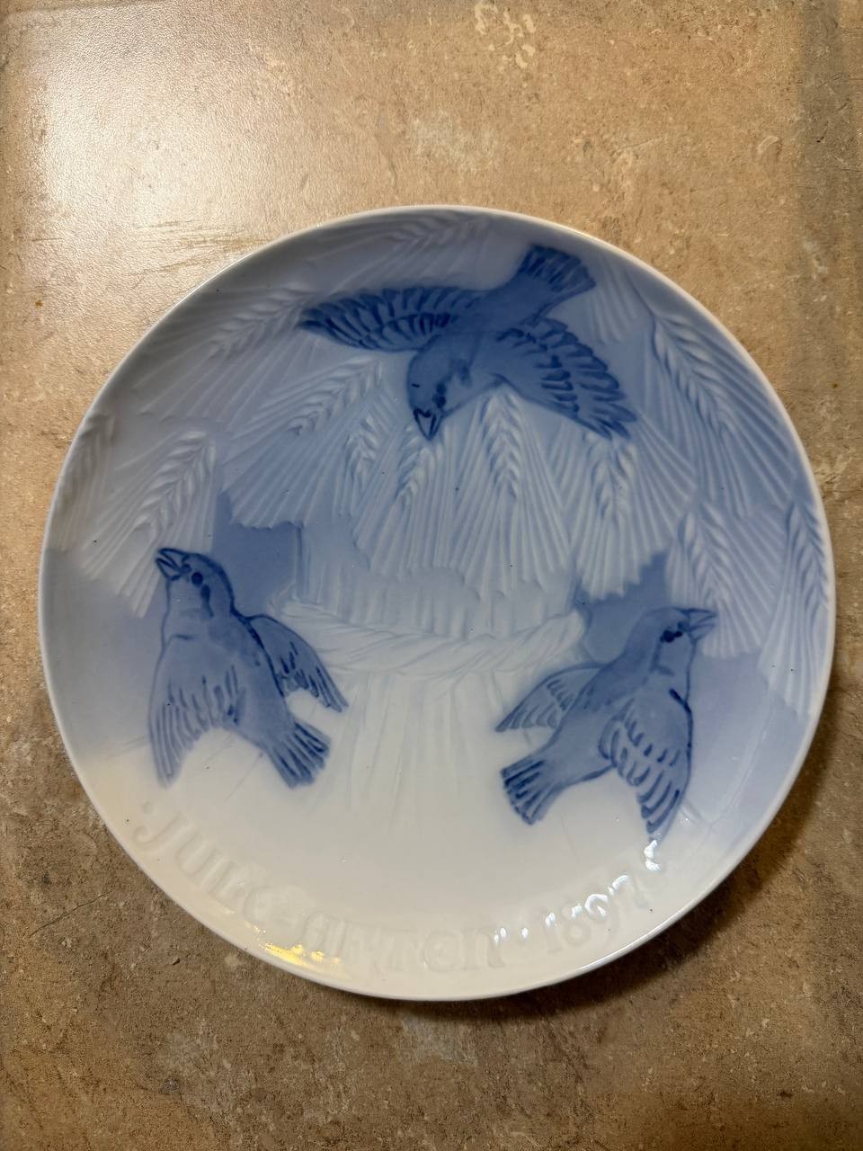 Bing & Grondahl B&G Blue Christmas Plates Lot 1897-2008 Denmark Porcelain
