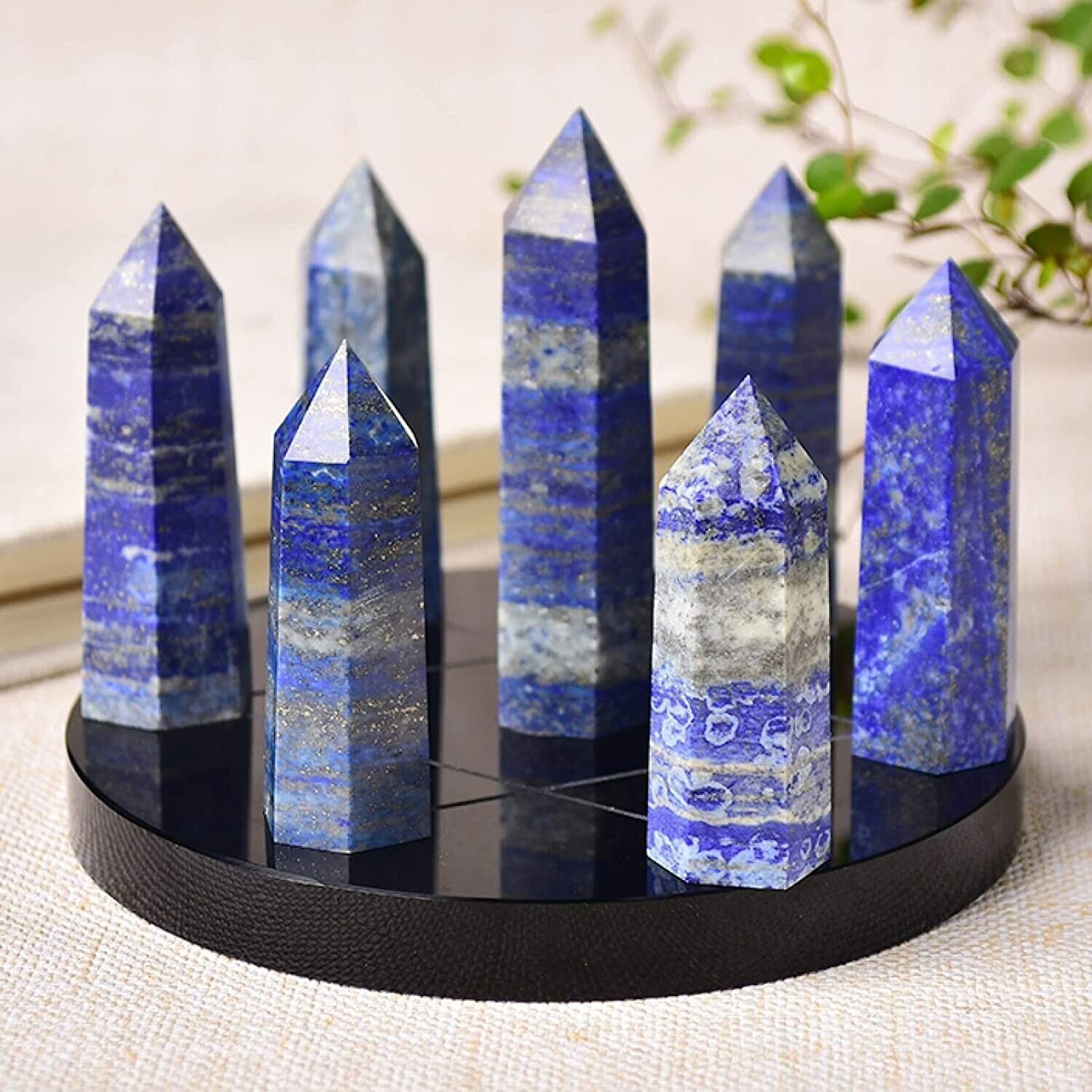 Wholesale Lot 1 Lb Natural Lapis Lazuli Stone Obelisk Tower Crystal Wand Energy