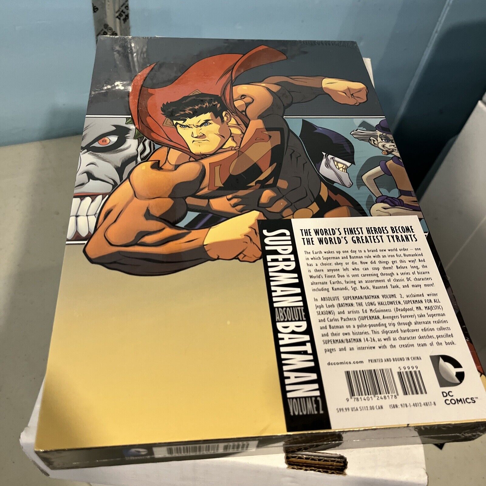 ✅  SEALED DC Absolute SUPERMAN BATMAN Volume 2 Hardcover HC Book ~ MSRP Is $100