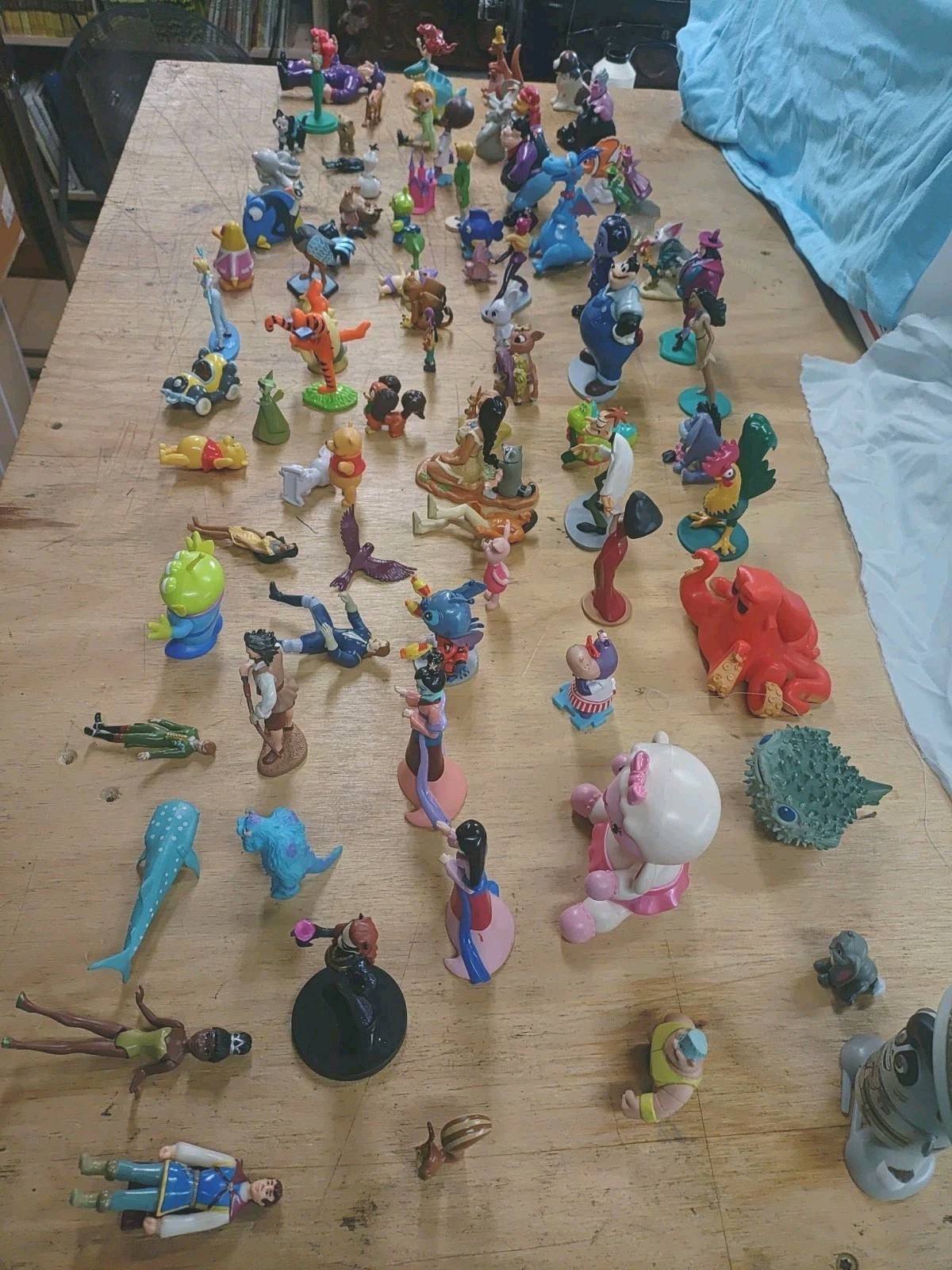 Disney Mixed 80+ Figure Lot Collection.