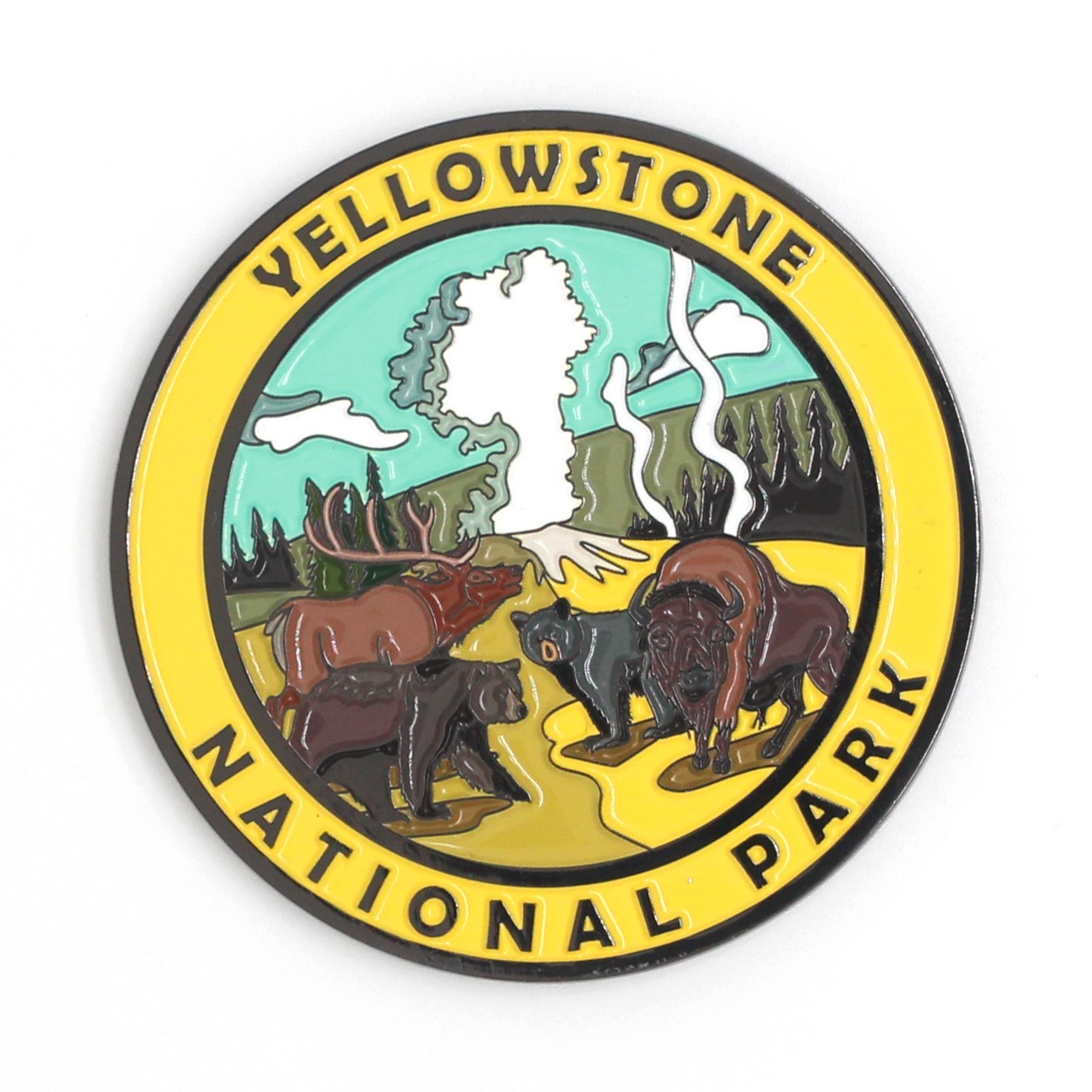Cre8Travel National Park Animal/Wildlife Magnet Collection-Yellowstone NP