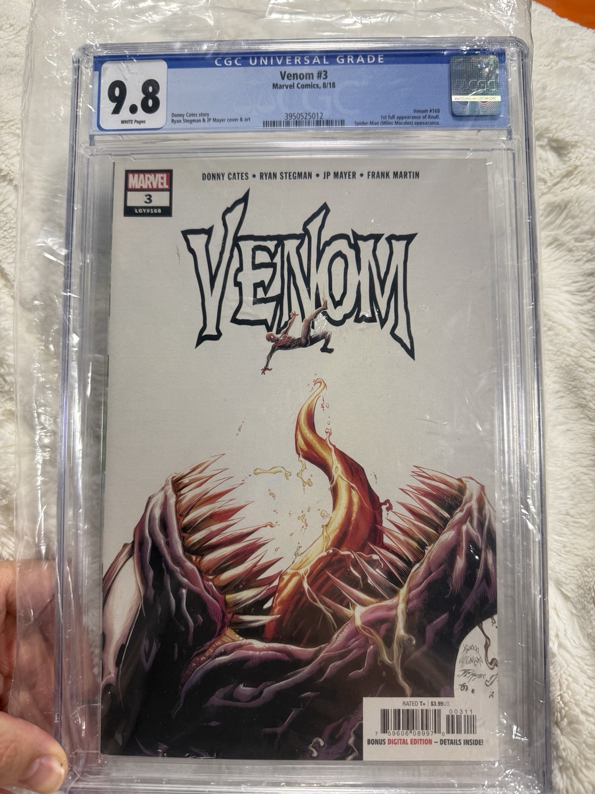 Venom - #3 1st Printing 1st Knull - CGC 9.8