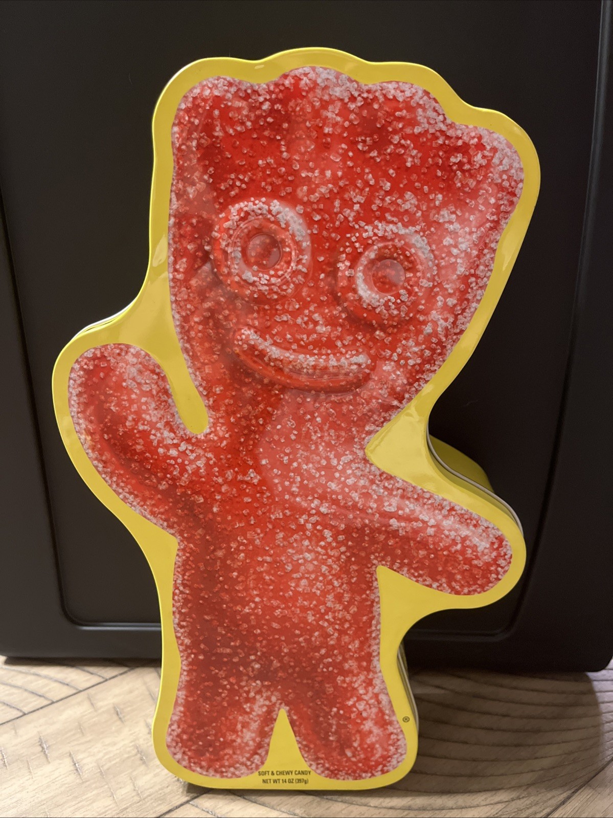 Awesome Red + Blue Double Sided Sour Patch Kids Tin (Empty)