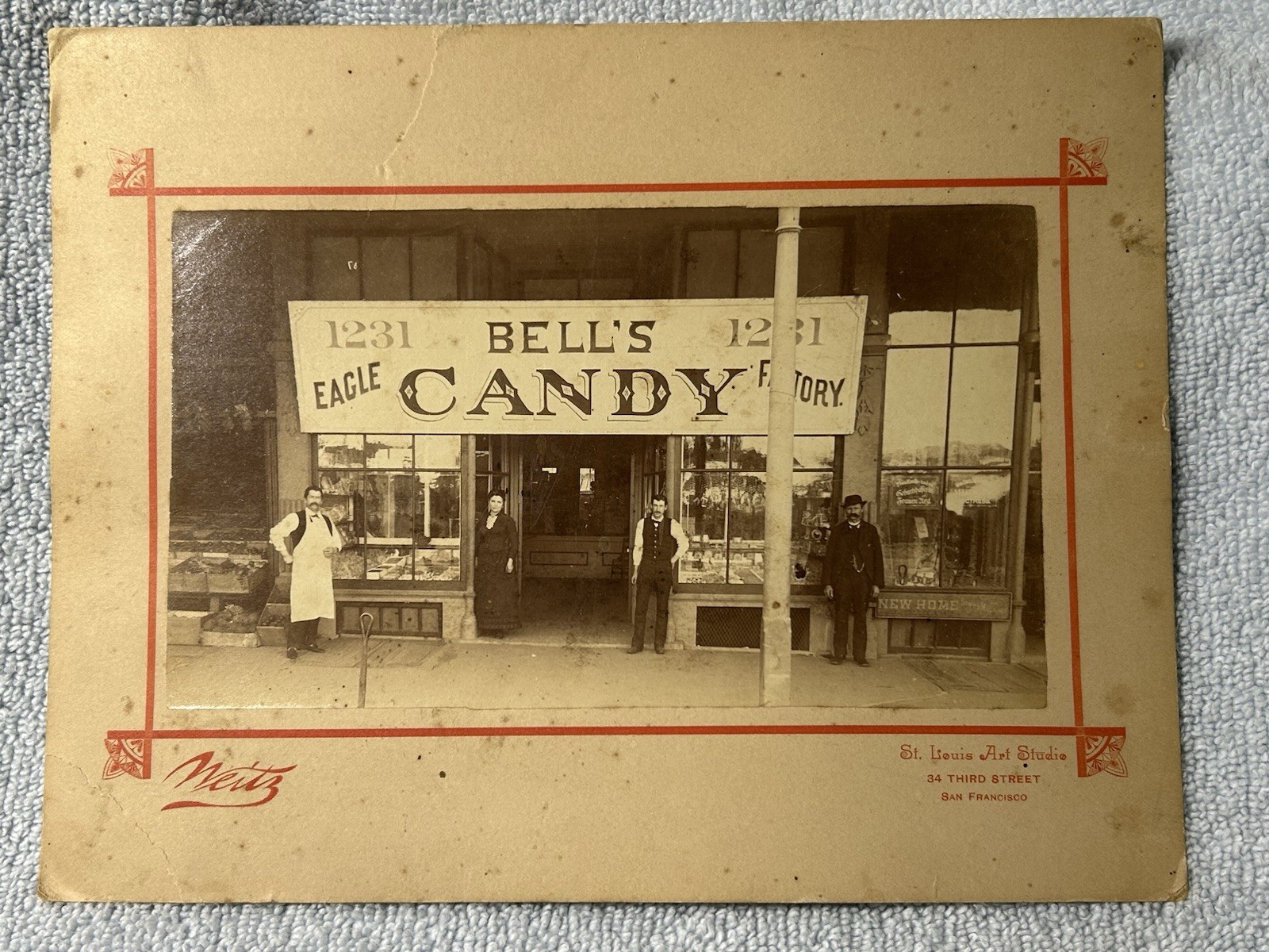 Bell’s Eagle Candy Factory Original Photo St. Louis Art Studio San Francisco Bell’s Eagle Candy Factory Original Photo St. Louis Art Studio San Francisco