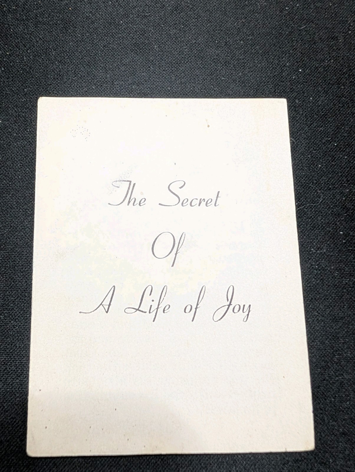 Door of Hope Christian Missionary Tract Shanghai China Taiwan 1955 Life of Joy Door of Hope Christian Missionary Tract Shanghai China Taiwan 1955 Life of Joy