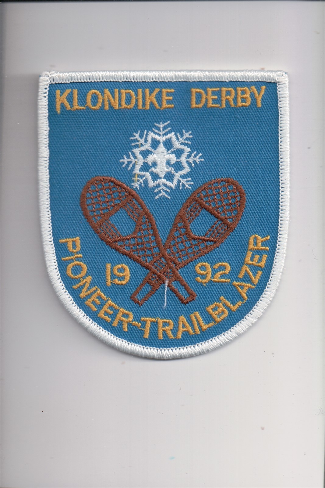 1992 Pioneer-Trailblazer Klondike Derby patch