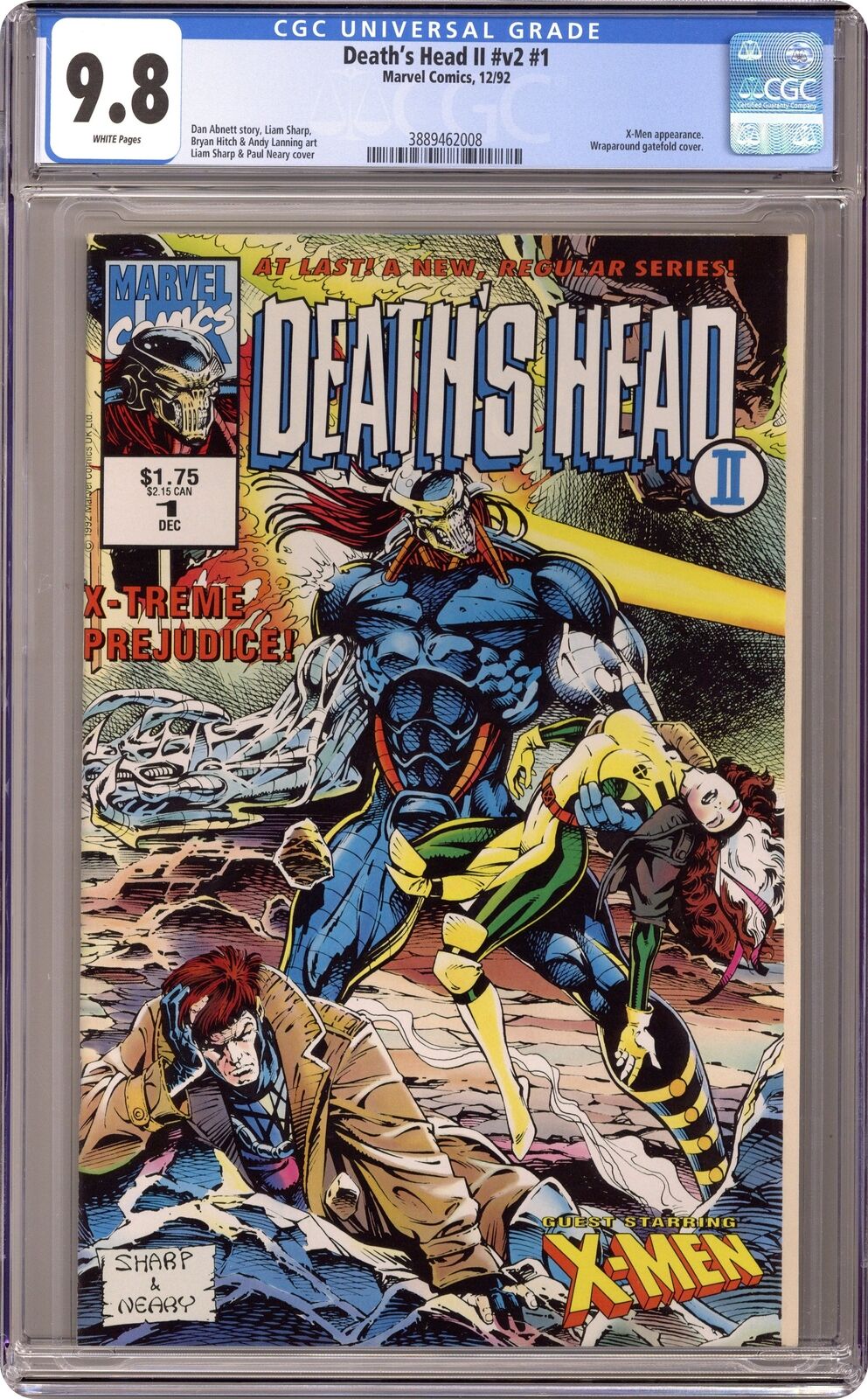 Death\'s Head II #1 CGC 9.8 1992 3889462008