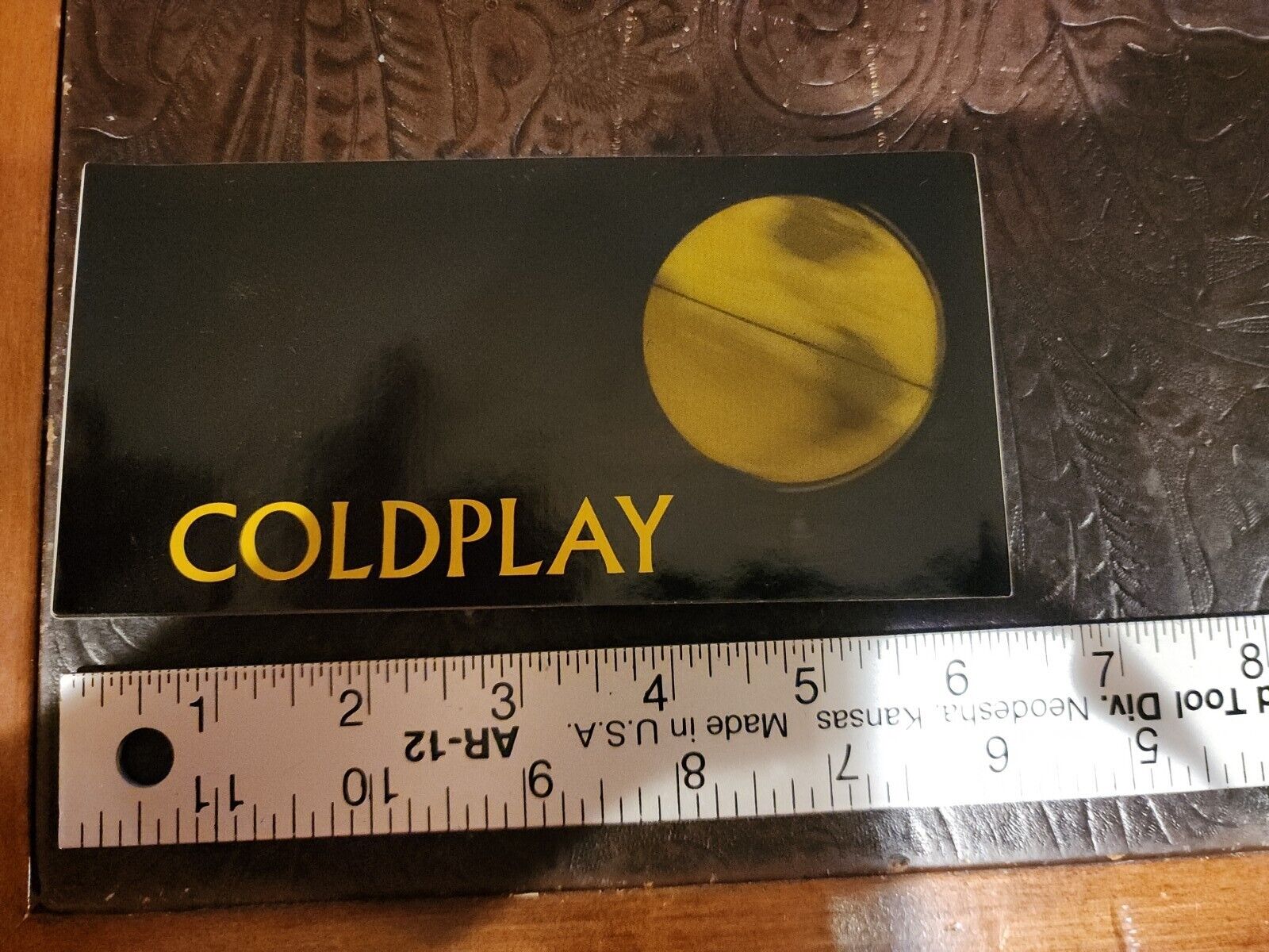Coldplay Parachute promo STICKER Record Store Only 
