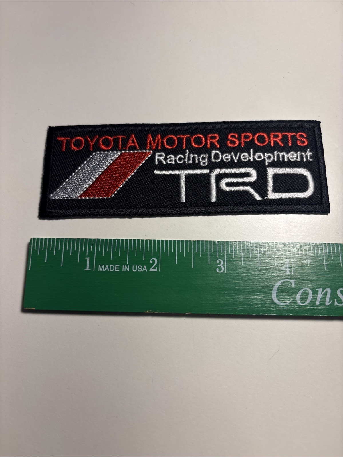 Toyota Motor Sports Racing Development TRD Embroidered Patch