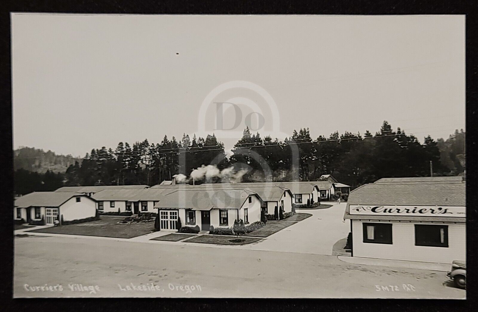 Scarce RPPC of Currier's Village.  Lakeside, Oregon. C 1930's-40's Patterson