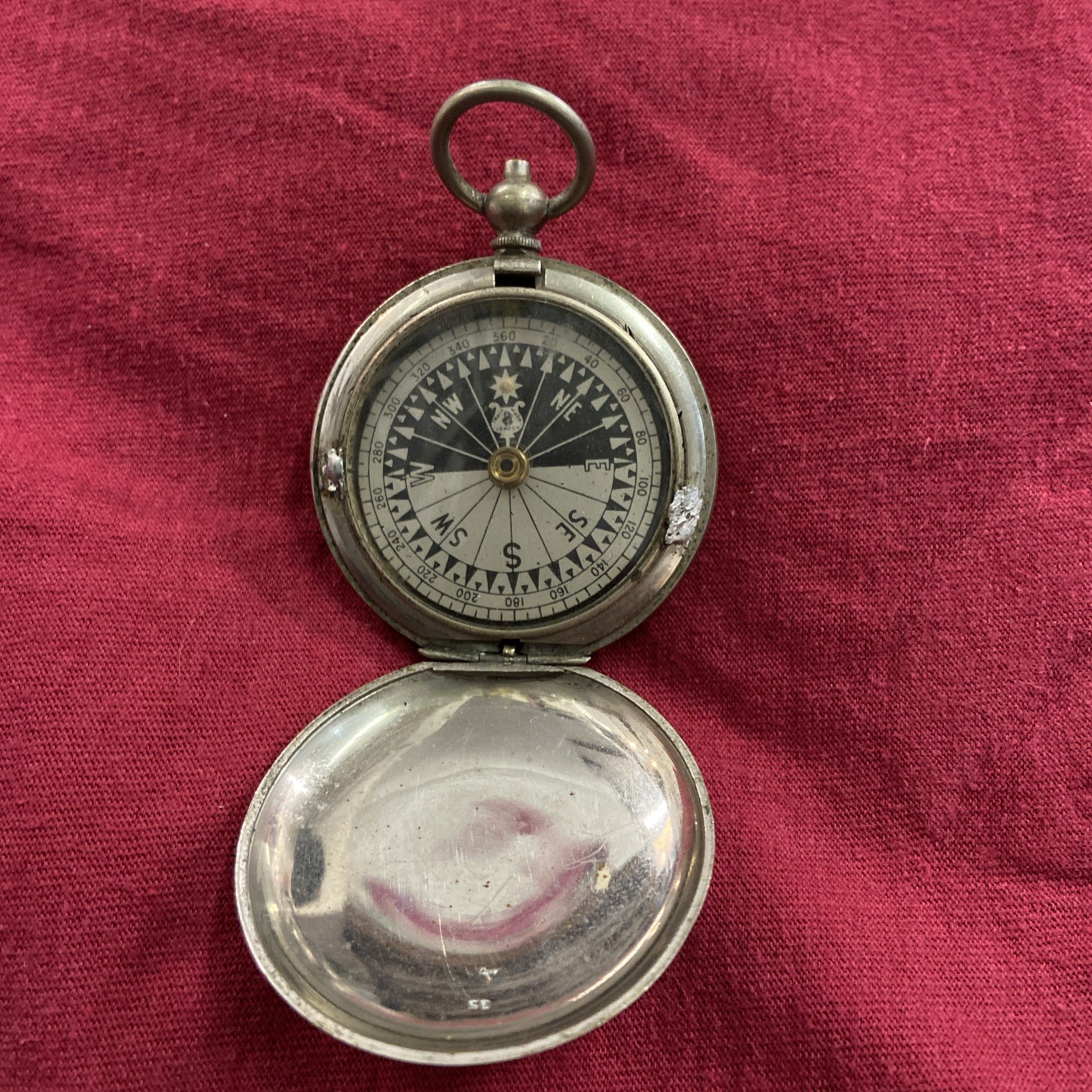 WW1 - Mk VI - BRITISH OFFICERS MILITARY POCKET COMPASS ARMY SOLDIER WWI WW1 - Mk VI - BRITISH OFFICERS MILITARY POCKET COMPASS ARMY SOLDIER WWI