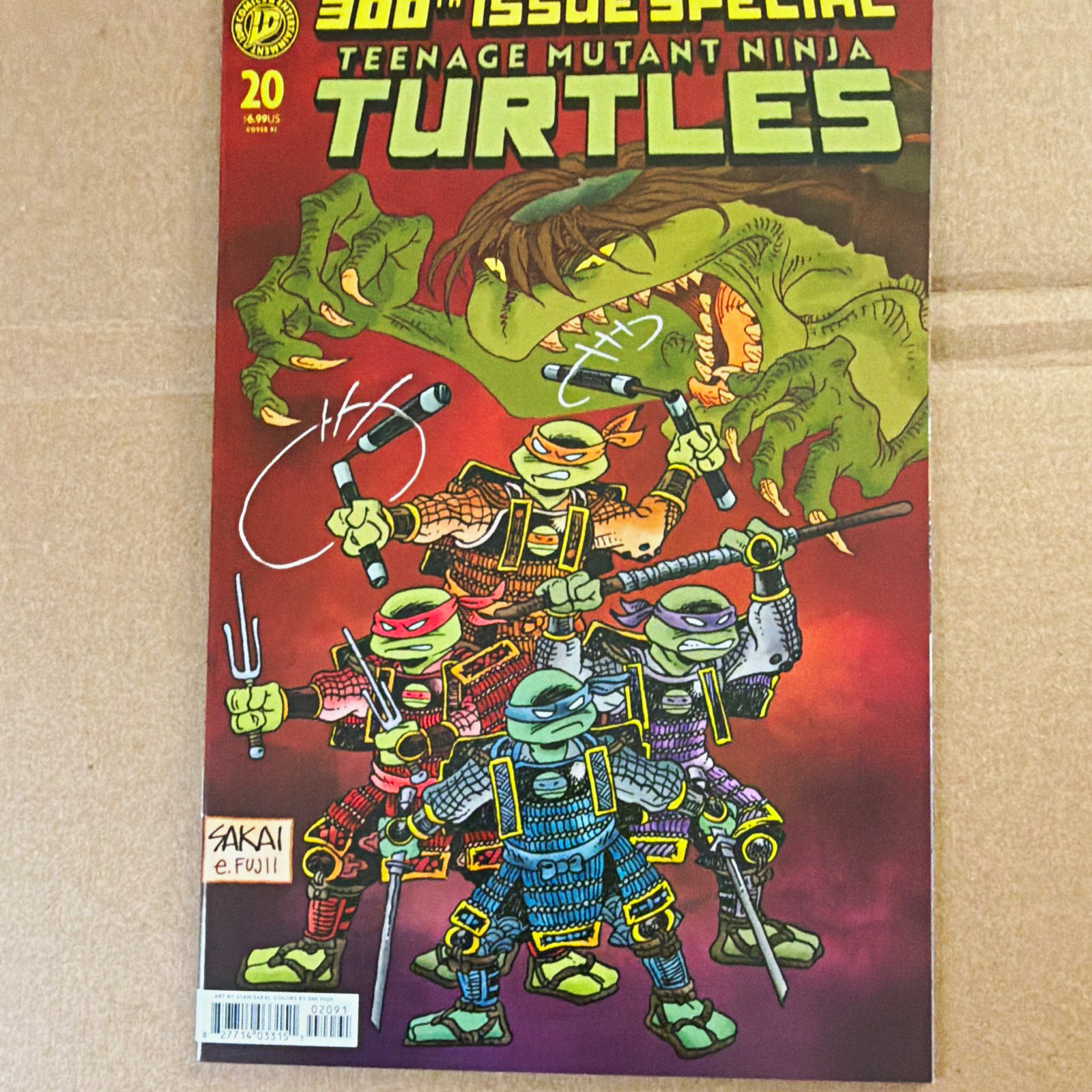 Teenage Mutant Ninja Turtles #20 1:50 incentive 300th Special Sakai & Fujii Teenage Mutant Ninja Turtles #20 1:50 incentive 300th Special Sakai & Fujii