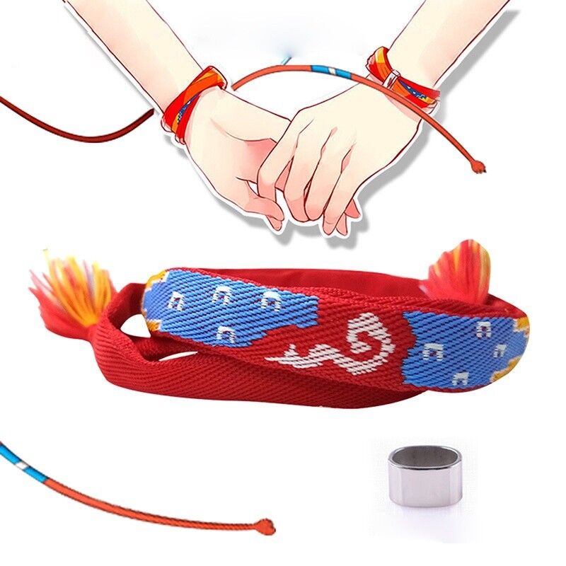 Anime Your Name Miyamizu Mitsuha Takic Bracelet Chain Hair tie Hanging Wire