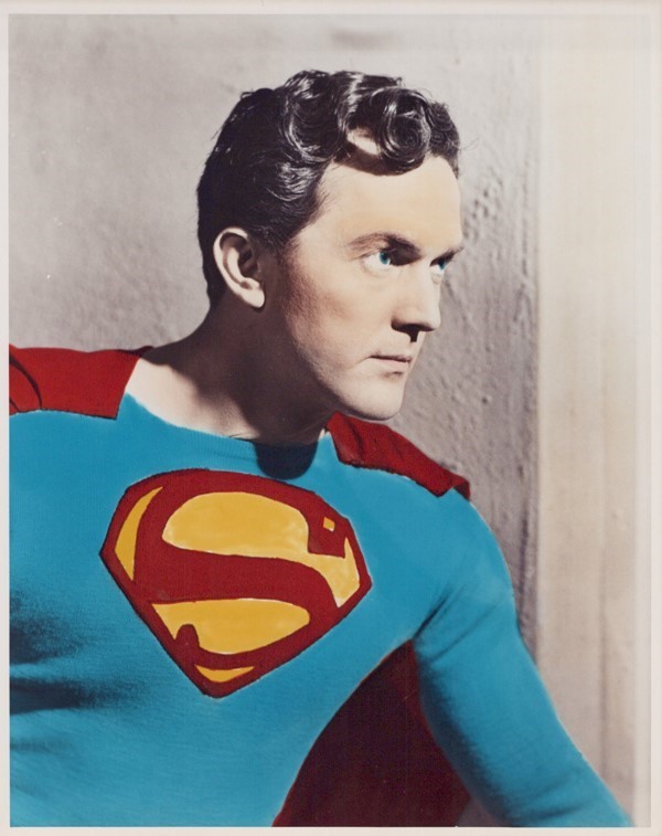 Superman 1940\'s/1950\'s movie serial Kirk Alyn portrait vintage 8x10 inch photo