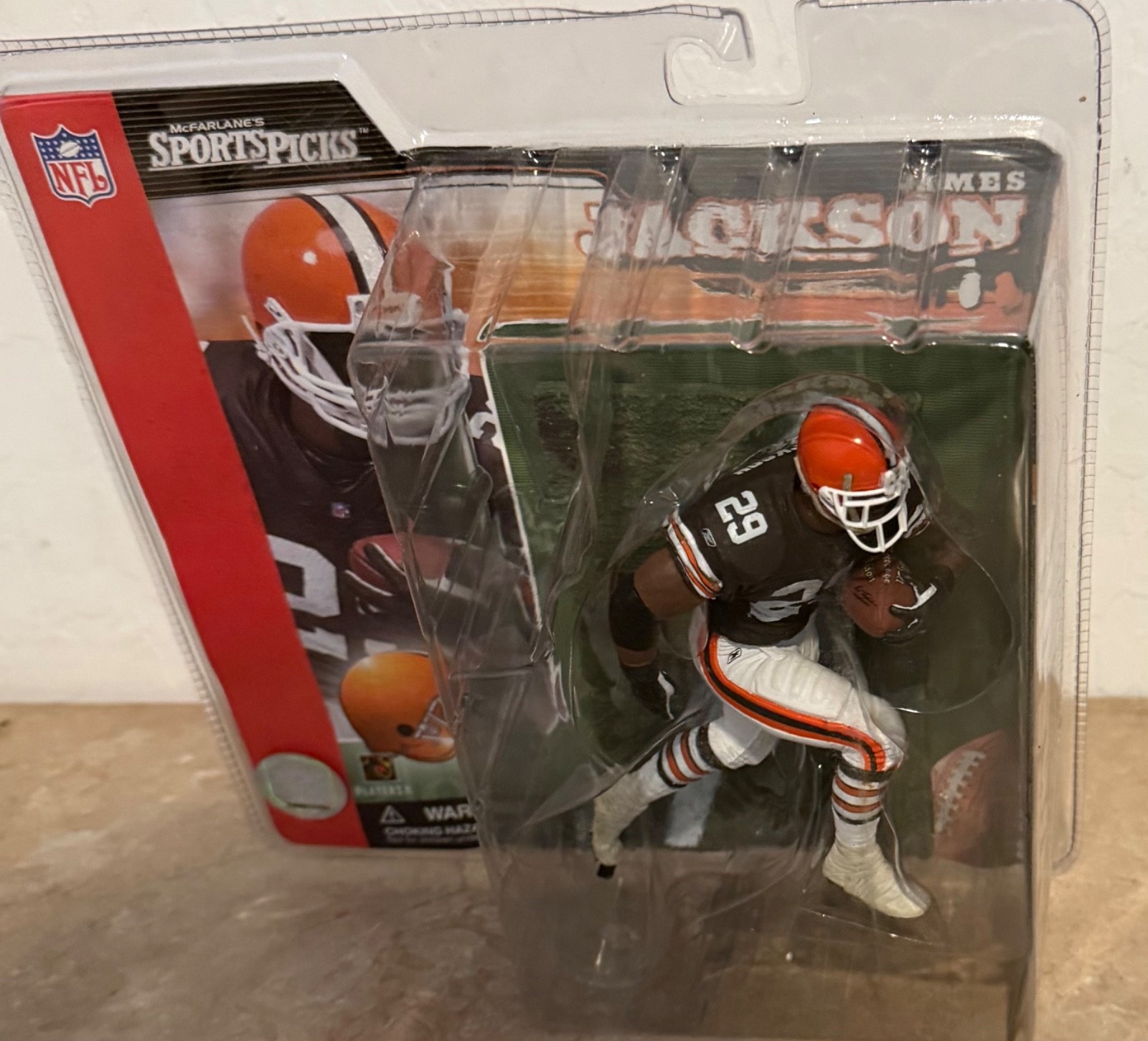 McFarlane Sportspicks James Jackson #29 Cleveland Browns Figure Dark Jersey McFarlane Sportspicks James Jackson #29 Cleveland Browns Figure Dark Jersey