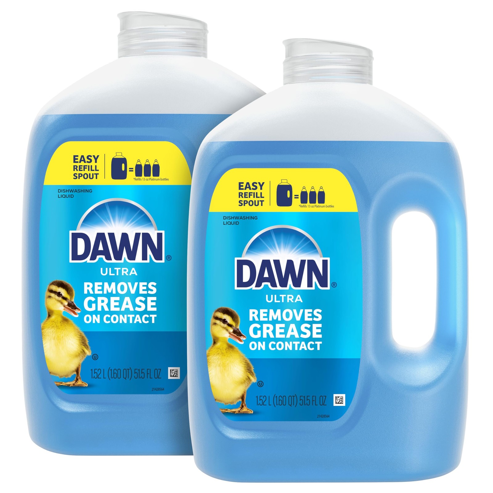 Dawn Ultra Dish Soap Refill Jug Large Size 51.5 Fl Oz (Pack of 2), Blue Dawn Ultra Dish Soap Refill Jug Large Size 51.5 Fl Oz (Pack of 2), Blue