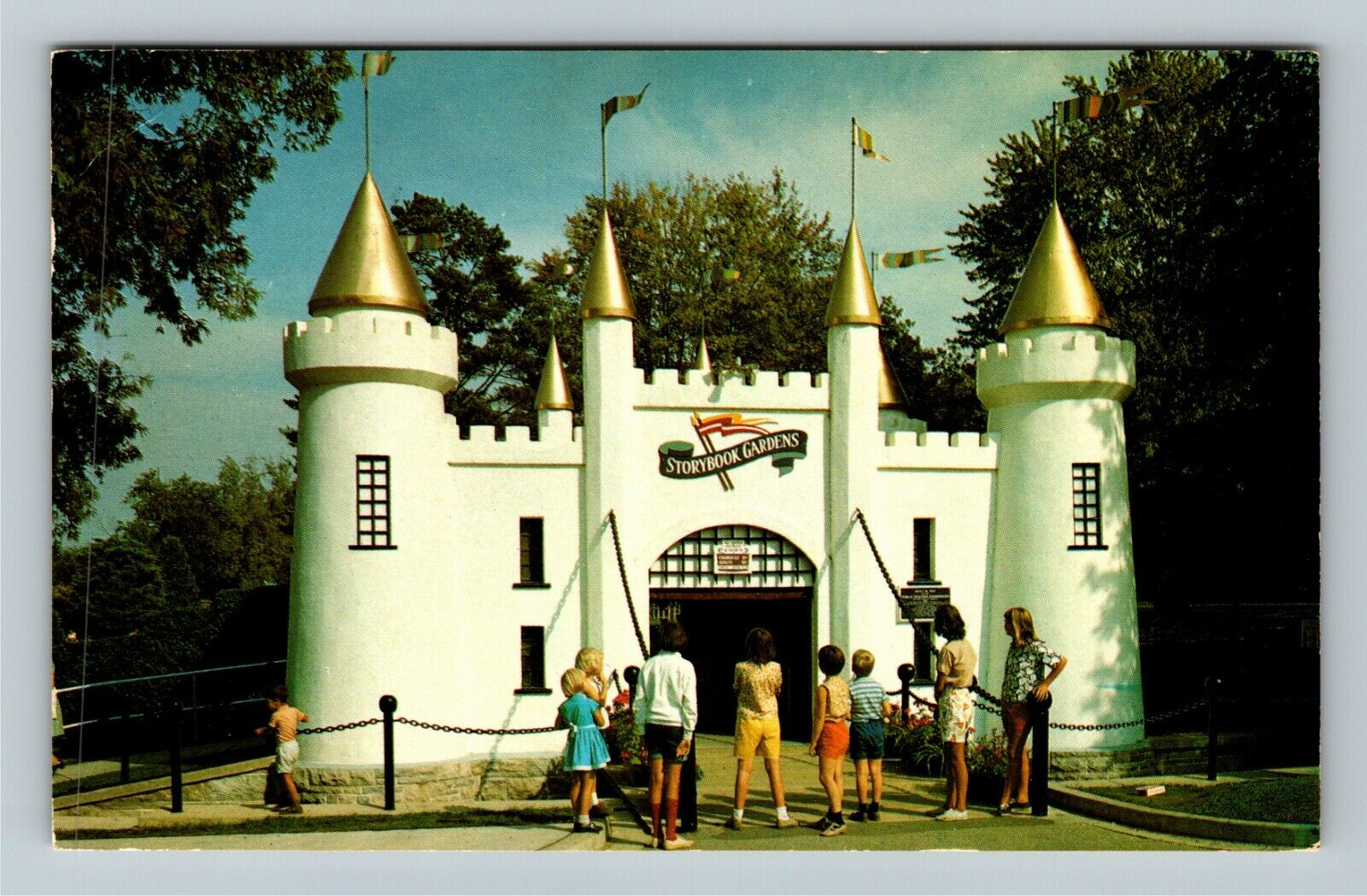 London ON-Ontario Canada, The Castle, Vintage Postcard