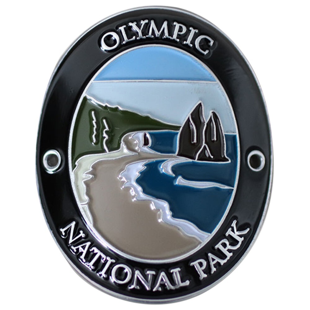 Olympic National Park Walking Stick Medallion - Washington Hiking Badge Souvenir
