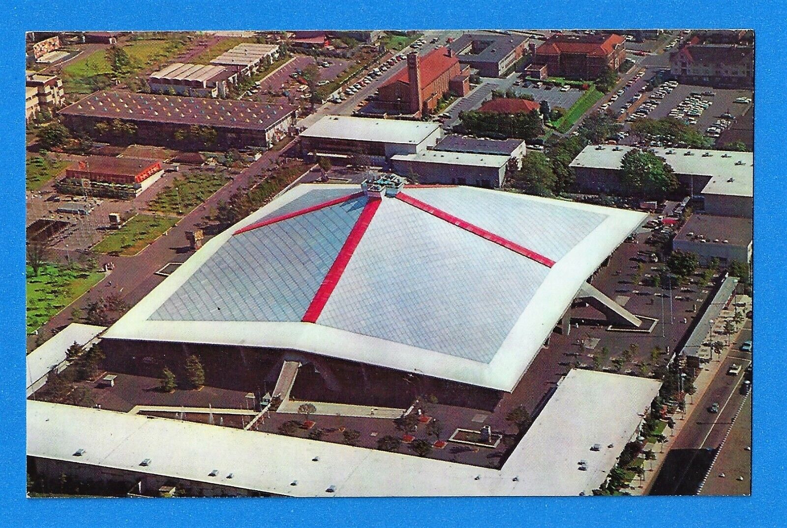 1960\'s Seattle Center Coliseum Post Card -NHL Kraken Climate Pledge Arena Sonics