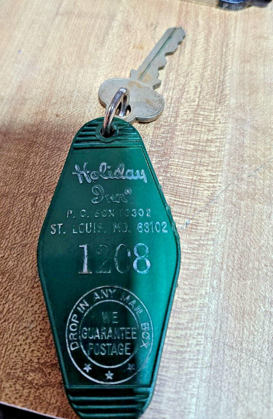 Holiday Inn Hotel Motel Room Key Fob & Key ST LOUIS Missouri #1208
