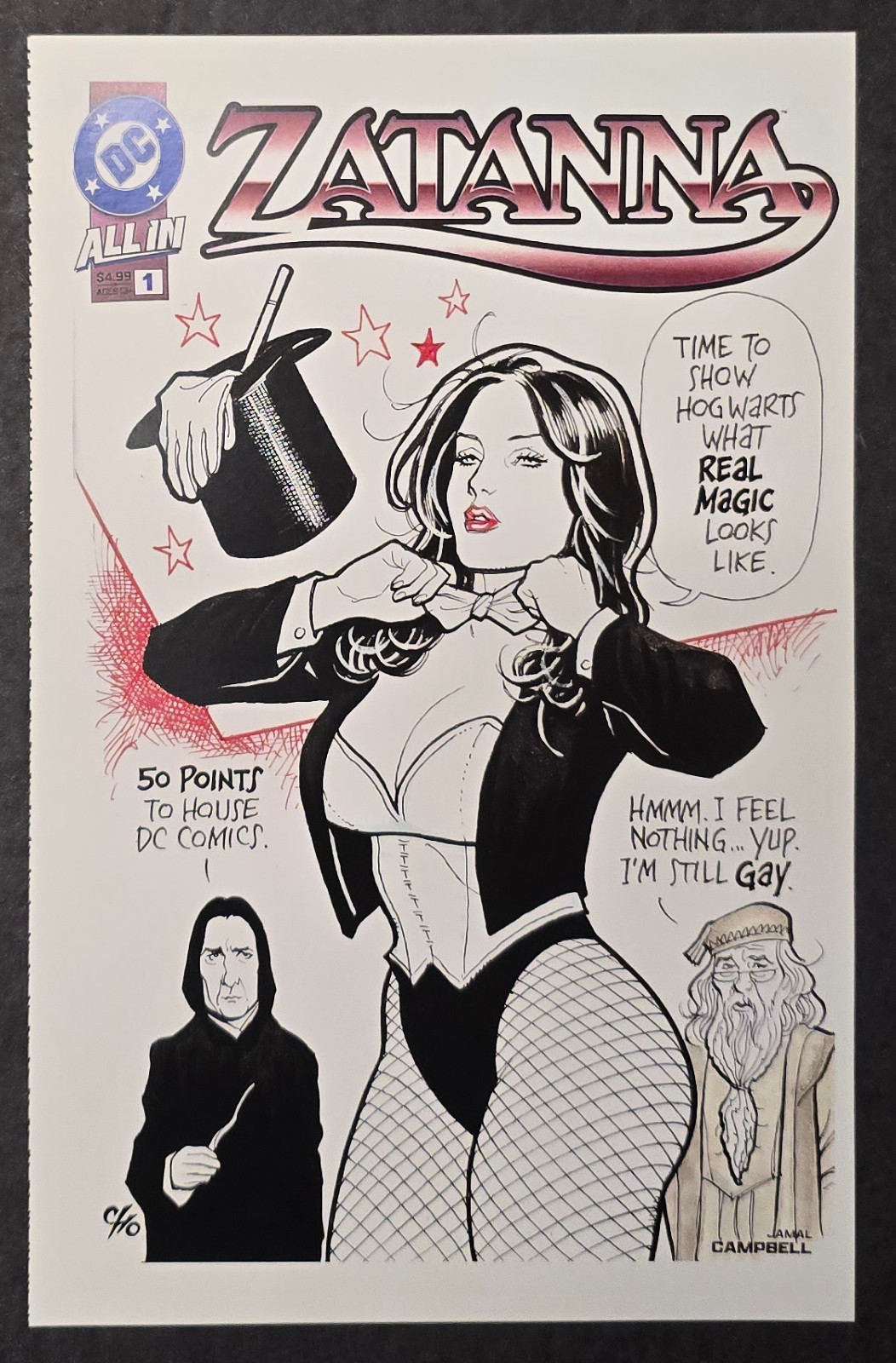 Frank Cho Book Of OUTRAGE 6 PAGE 43/44 ONLY - 2 Zatanna Pages