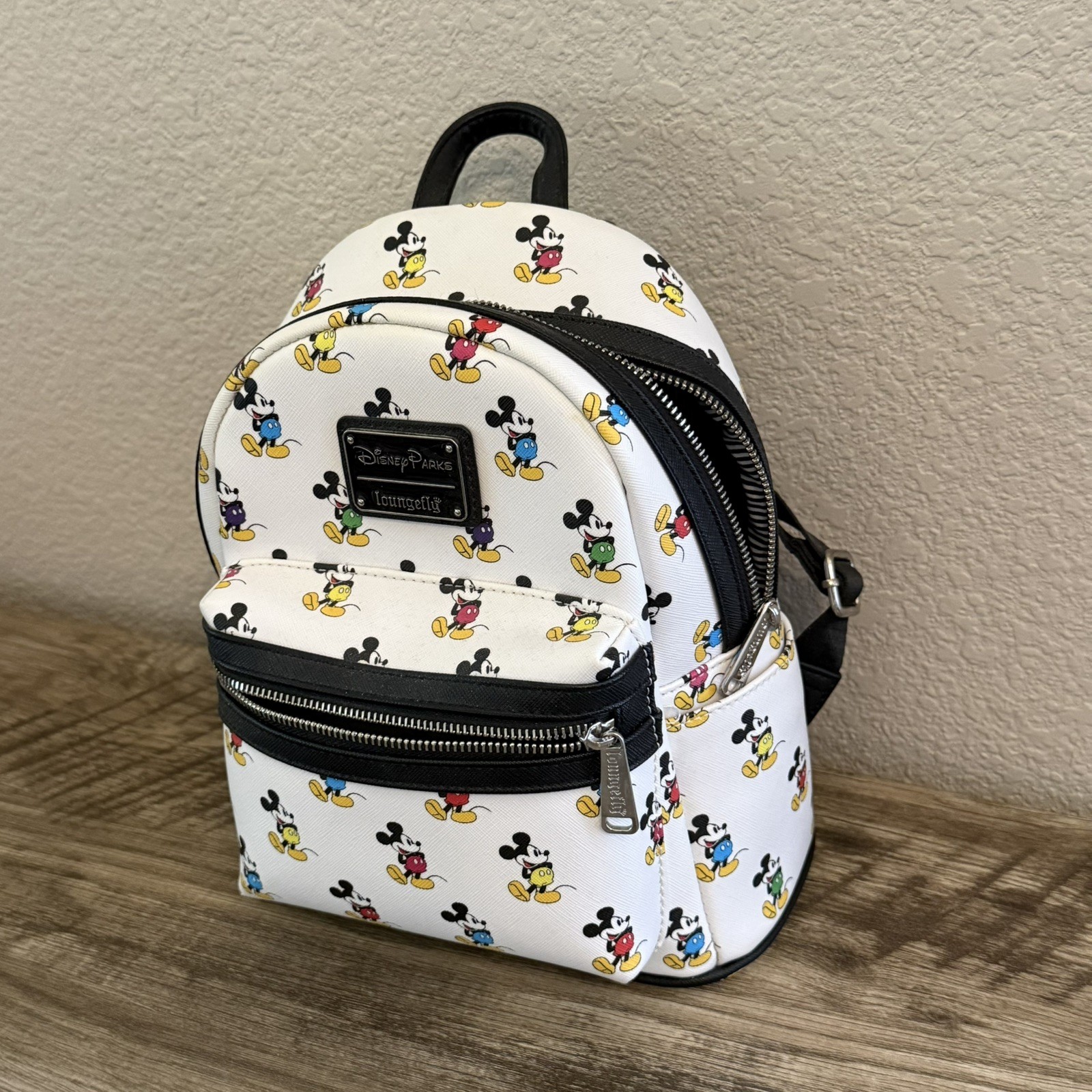 Excellent Condition Disney Parks Loungefly All Over Mickey Mouse Mini Backpack