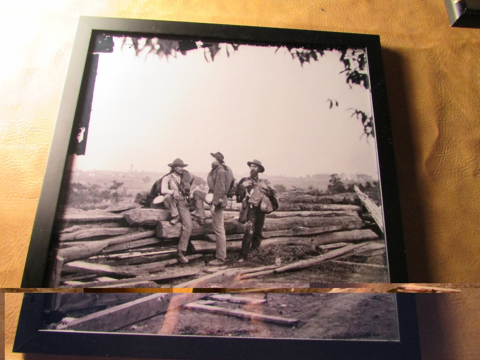 Three Confederate prisoners, battlefield, soldiers, Gettysburg, Pennsylvania,