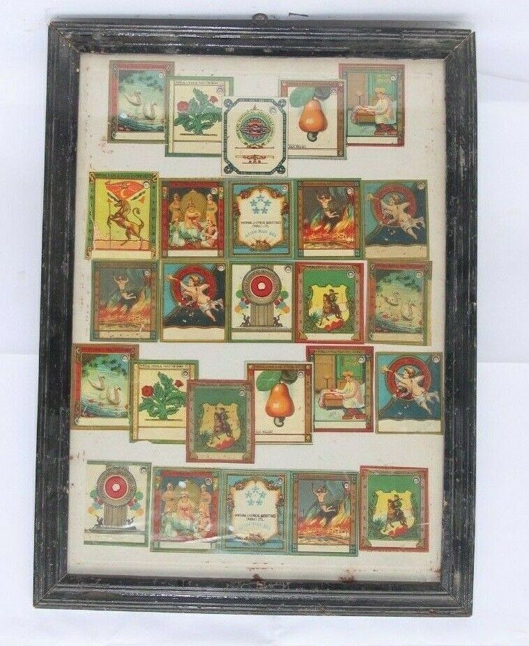 Vintage Imperial Chemical Litho Print Specimens: Historic Industrial Art