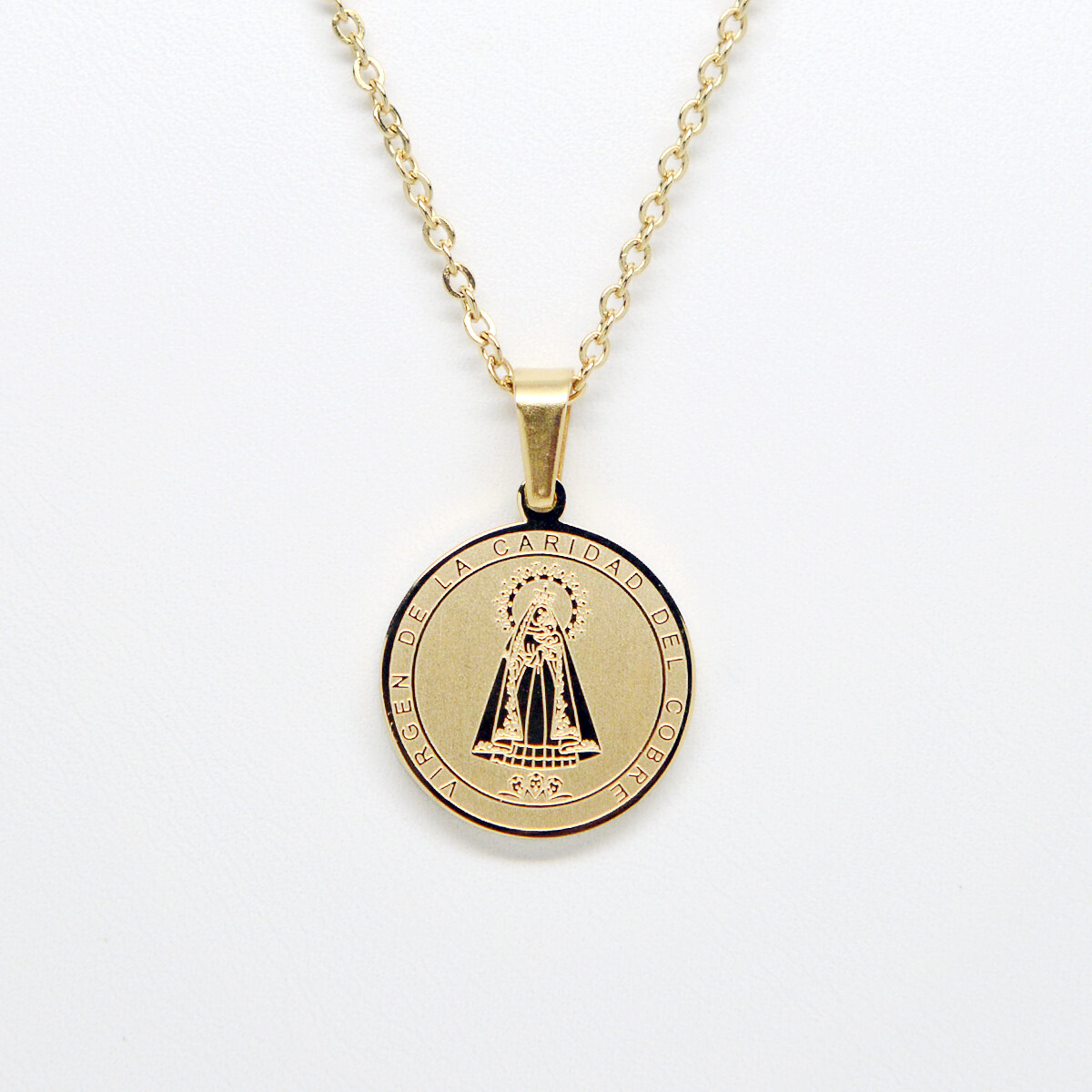 Virgen de la Caridad del Cobre medal Catholic Religious pendant w/ 55cm chain Virgen de la Caridad del Cobre medal Catholic Religious pendant w/ 55cm chain